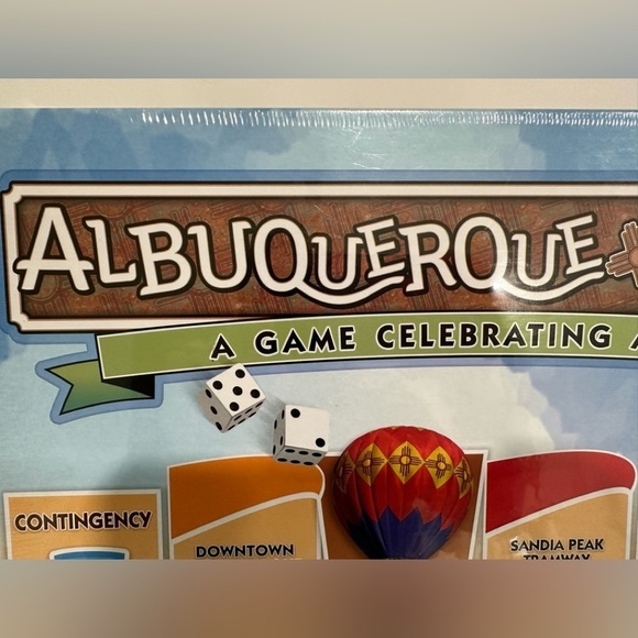 Late For The Sky Albuquerque Opoly Board Game SEALED NEW IN BOX Monopoly - Picture 2 of 3